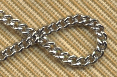 27" Long Endless Sterling Silver Chain, 2.5mm wide, # 2352