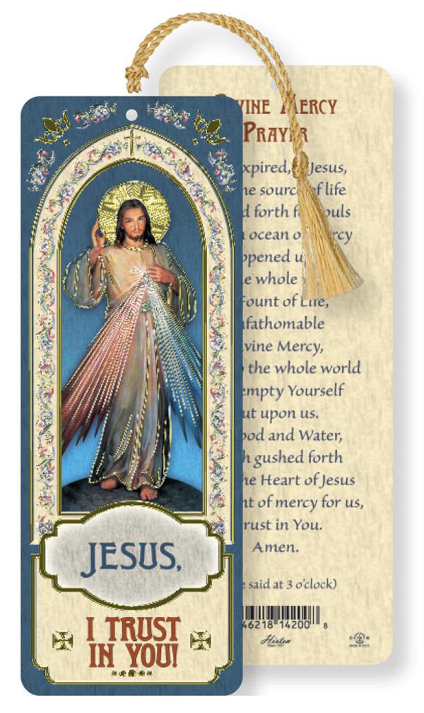 Chaplet of Divine Mercy Laminated Gold Foil Bookmark, 10-Pack, # 24462