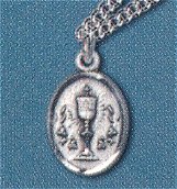 5/8" Crucifix in Sterling Silver, Your Choice of Chain, # 63992