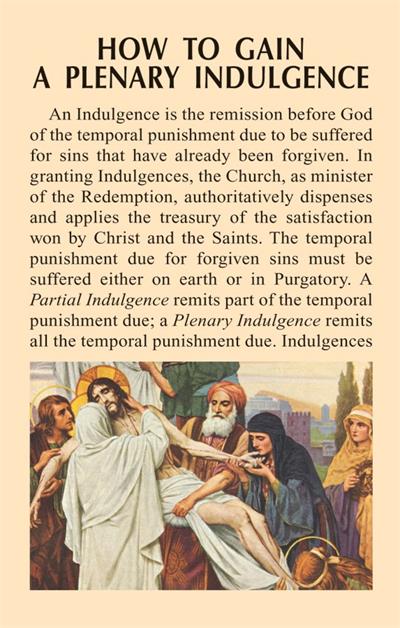 How to Gain a Plenary Indulgence Prayercard (Pack of 100), # 2529