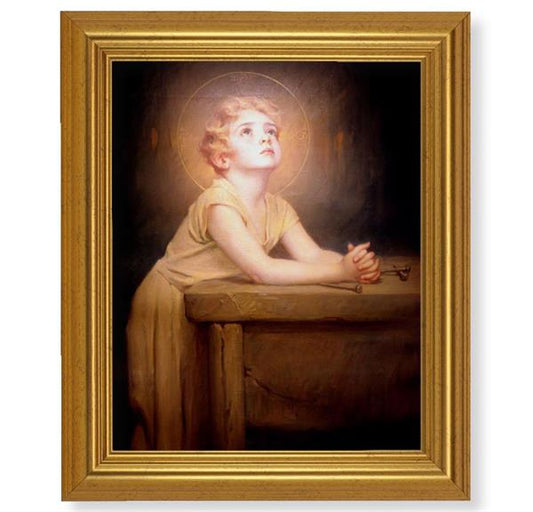 Chambers: Thy Will Be Done, 10"x12" Gold-Leaf Finished Classic Frame, Italian Print on Artboard # 27338