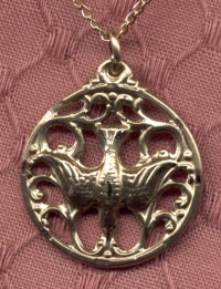 14kt Gold Filled Holy Spirit Necklace, Your Choice of Chain # 2821