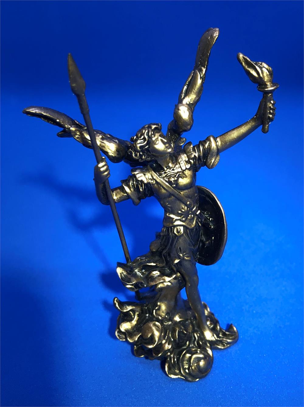 4.5" Archangel Uriel Statue, Bronzed Resin, 2-Count Value Pack, # 2863