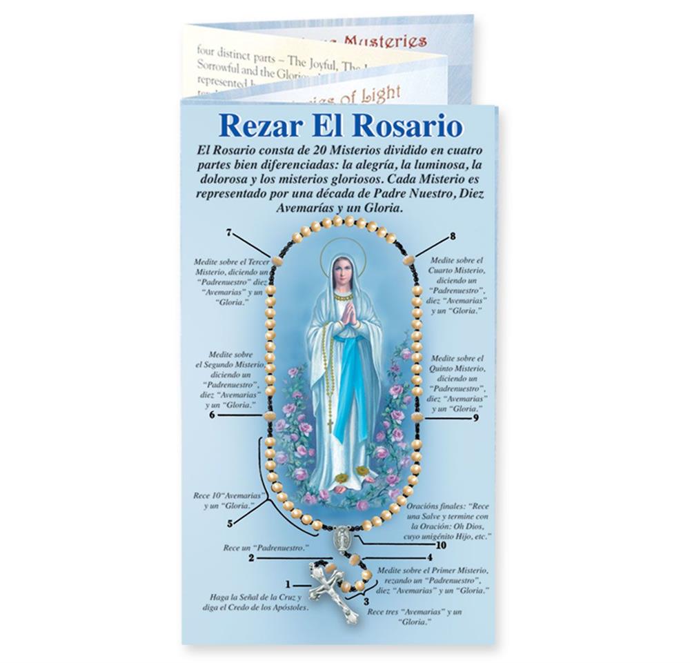 Rezar El Rosario, 100 Folletos en Papel, # 2876