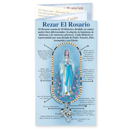 Rezar El Rosario, 100 Folletos en Papel, # 2876