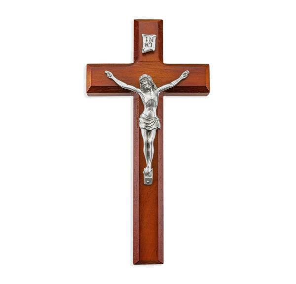 10" Two Tone Cross w/Pewter Corpus # 28802