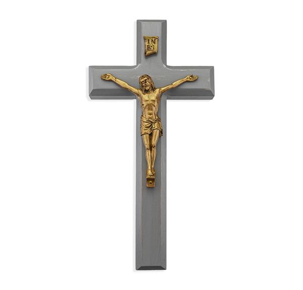 10" Grey Cross w/Gold Corpus # 28881