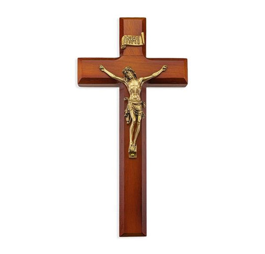 10" Two Tone Cross W/Museum Gold Corpus # 28923