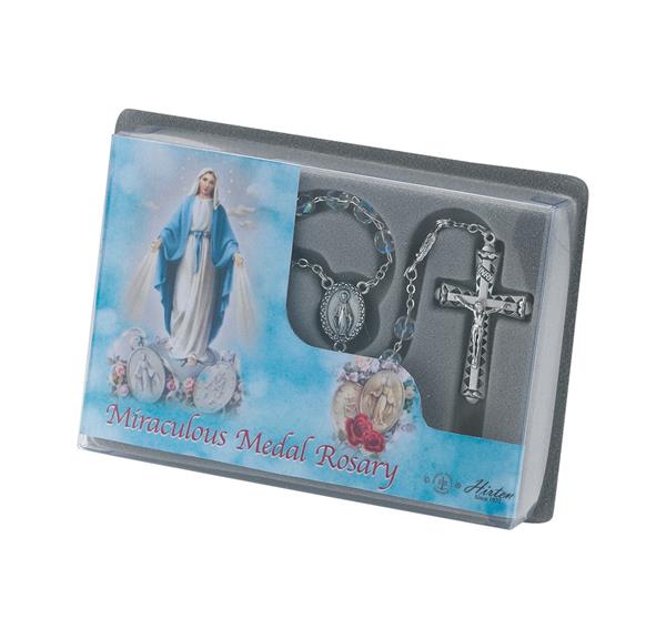 Crystal Miraculous Medal Specialty Rosary Boxed # 29095