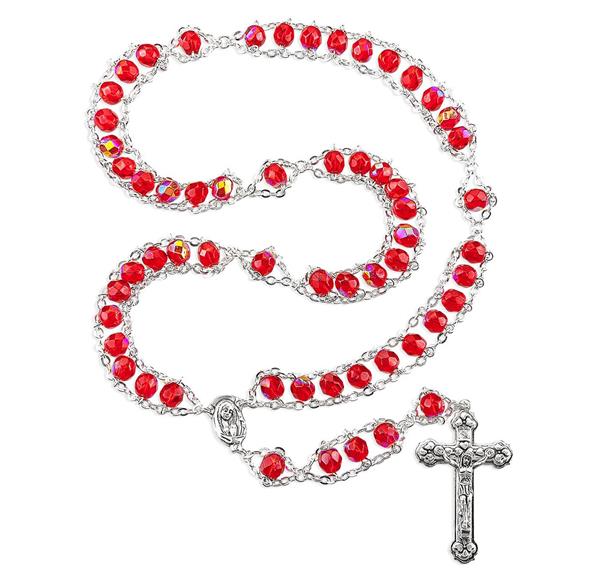 Garnet Ladder Rosary # 29121