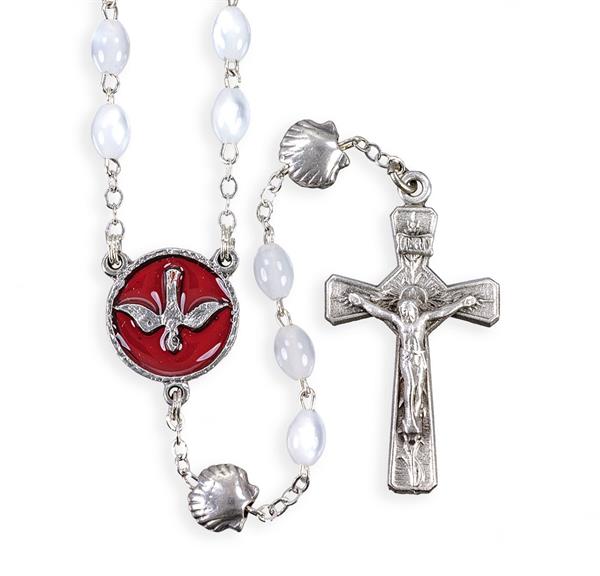 5mm x 7mm White Pearl RCIA Rosary # 29126