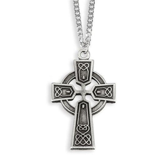 1-1/4" Celtic Cross ON 24" Chain # 29184