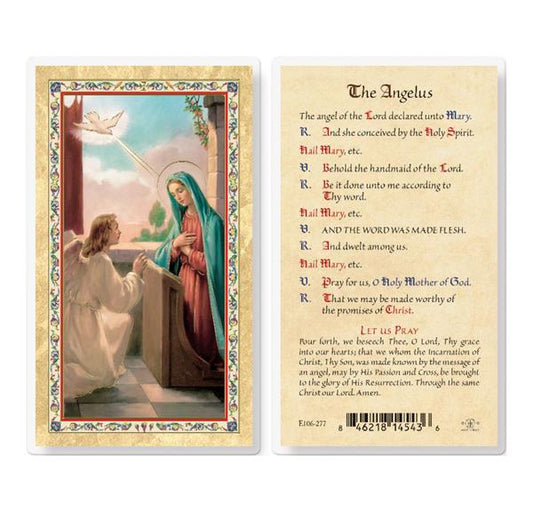 The Angelus Gold Stamped Laminated Holy Cards, 25-Count Value Pack # 29261