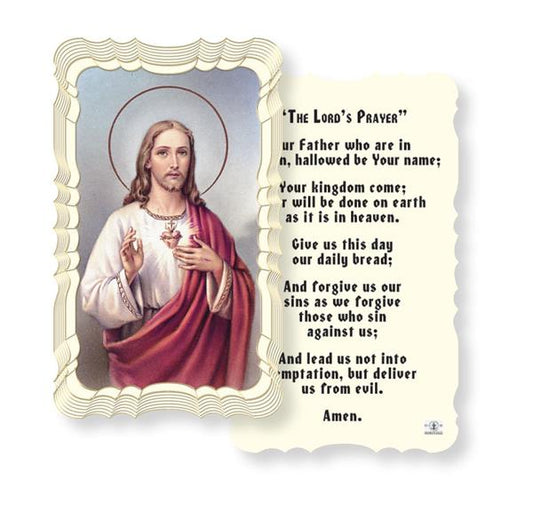 The Lord's Prayer Paper Holy Cards, Gold Foil Embossed, 50-Count Value Pack # 29521