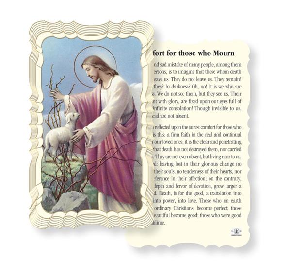 Comfort for Those Who Mourn Paper Holy Cards, Gold Foil Embossed, 50-Count Value Pack # 29527