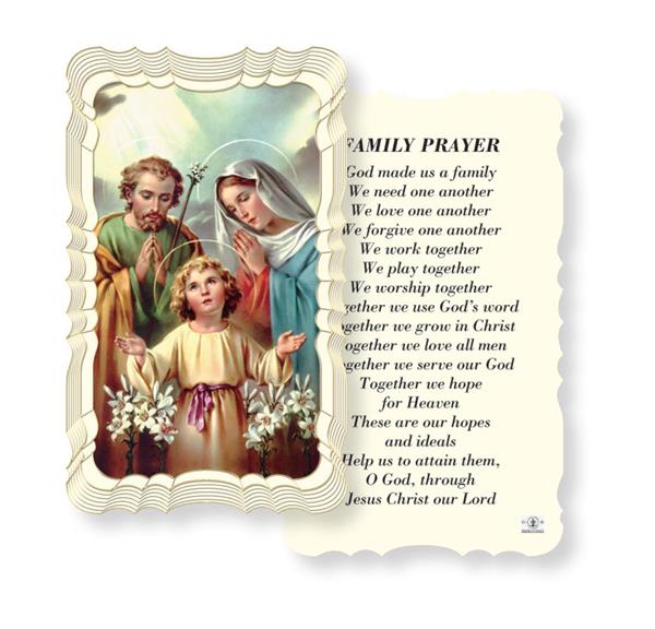 Family Prayer Paper Holy Cards, Gold Foil Embossed, 50-Count Value Pack # 29561