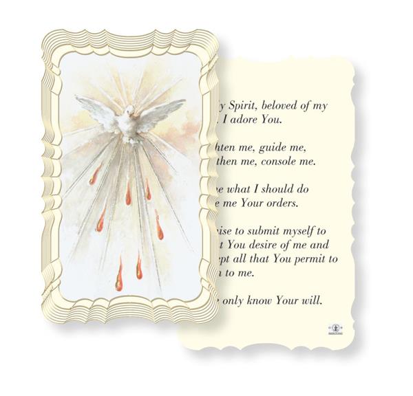 Confirmation Holy Spirit Paper Holy Cards, Gold Foil Embossed, 50-Count Value Pack # 29590