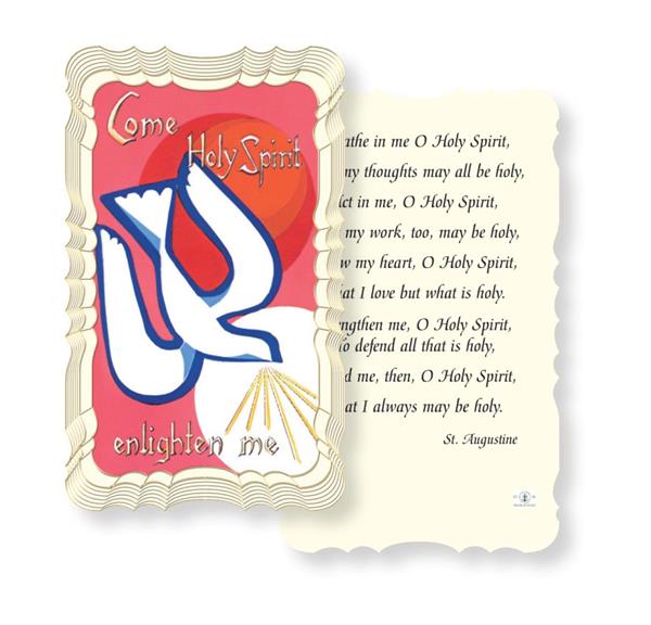 Breathe in Me O Holy Spirit Paper Holy Cards, Gold Foil Embossed, 50-Count Value Pack # 29592