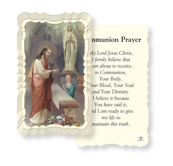 Communion Prayer for Boy Paper Holy Cards, Gold Foil Embossed, 50-Count Value Pack # 29595