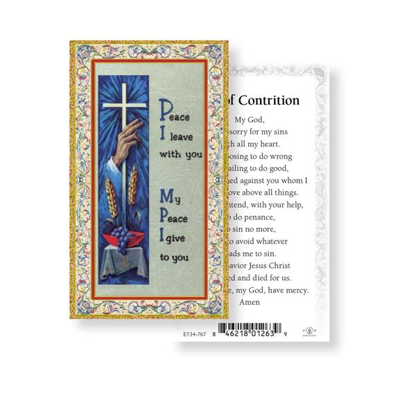 Act of Contrition Gold Stamped Paper Holy Cards, 100-Count Value Pack # 29775