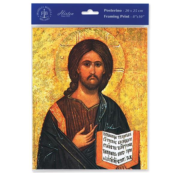 Christ The Teacher Icon 8"x10" Italian Prints, 3-Count Value Pack # 29836
