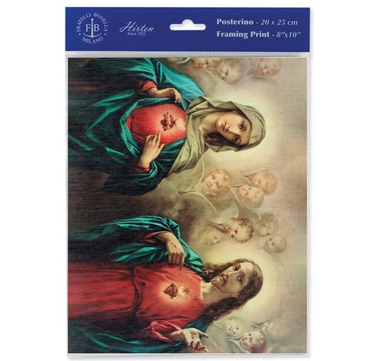 The Sacred Hearts 8"x10" Italian Prints, 3-Count Value Pack # 29871