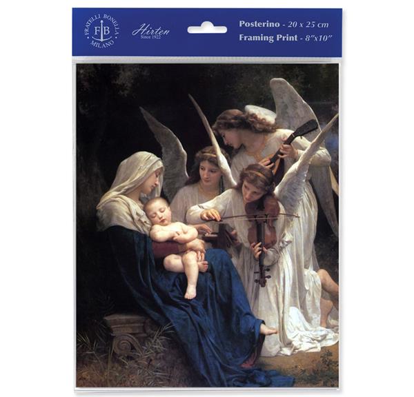 Bouguereau: Heavenly Melody 8"x10" Italian Prints, 3-Count Value Pack # 29891