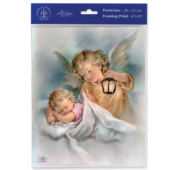 Guardian Angel with Lantern 8"x10" Italian Prints, 3-Count Value Pack # 29903