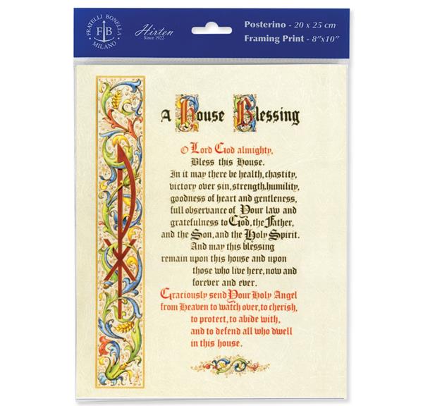 A House Blessing 8"x10" Italian Prints, 3-Count Value Pack # 29917