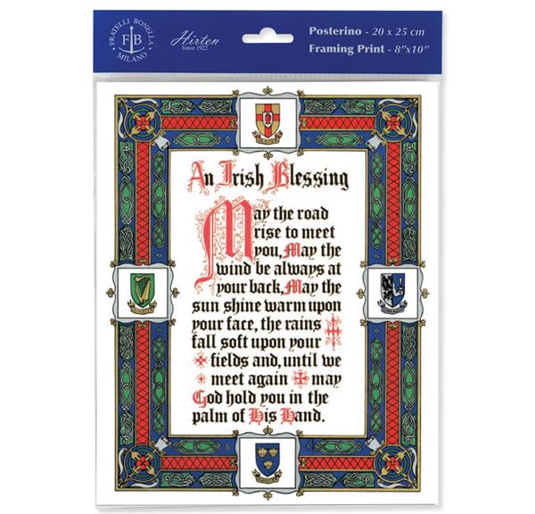 an Irish Blessing 8"x10" Italian Prints, 3-Count Value Pack # 29941