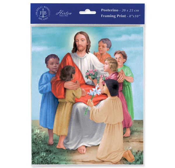 Christ with Children 8"x10" Italian Prints, 3-Count Value Pack # 29945