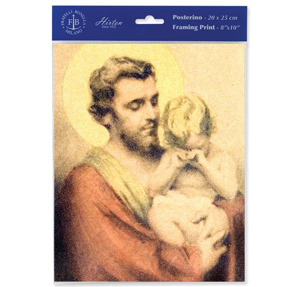 Chambers: St. Joseph with Crying Jesus 8"x10" Italian Prints, 3-Count Value Pack # 29962