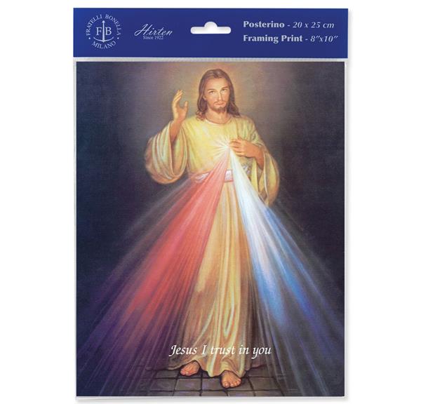 Divine Mercy 8"x10" Italian Prints, 3-Count Value Pack # 29981
