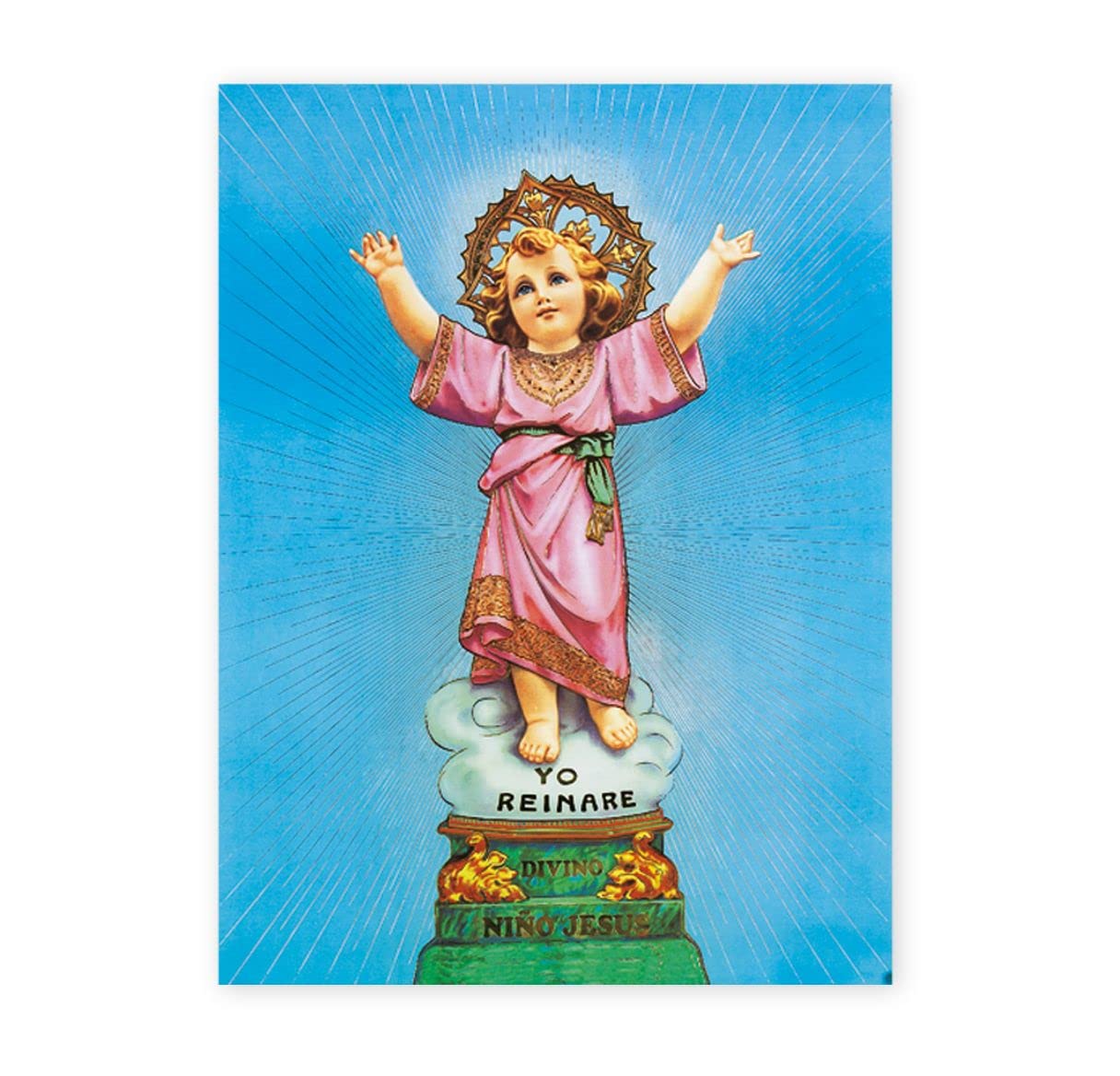 19" x 27" Poster of the Divino Nino, Italian gold embossed, #, 98466