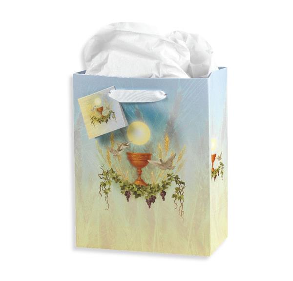 First Holy Communion Small Gift Bags, 3.75"x5"x2", 10-Count Value Pack # 30136