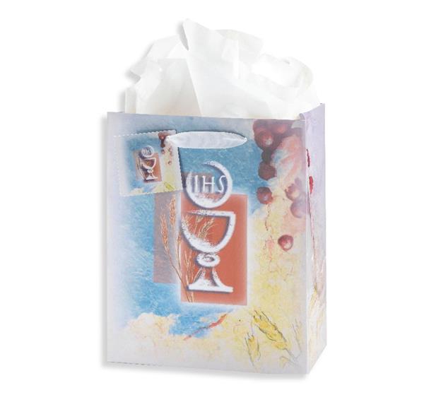 First Holy Communion Medium Gift Bags, 7.75"x9.75"x4", 10-Count Value Pack # 30157