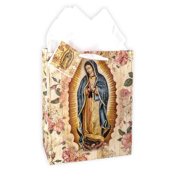 Our Lady of Guadalupe Large Gift Bags, 12"x15"x5", 10-Count Value Pack # 30177