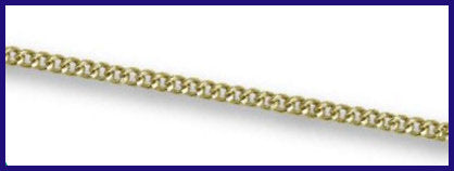 24" Curb Chain Endless, 2.9mm, Light Gold Plated, # 3858