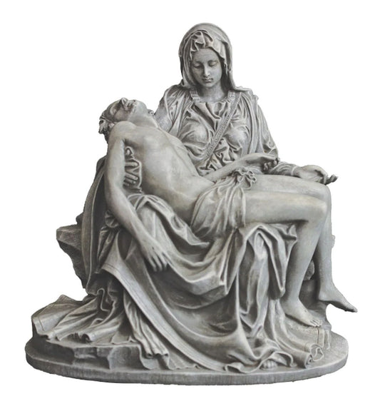 Pieta in Stone Finished Resin, 6.25", Veronese Collection 4050
