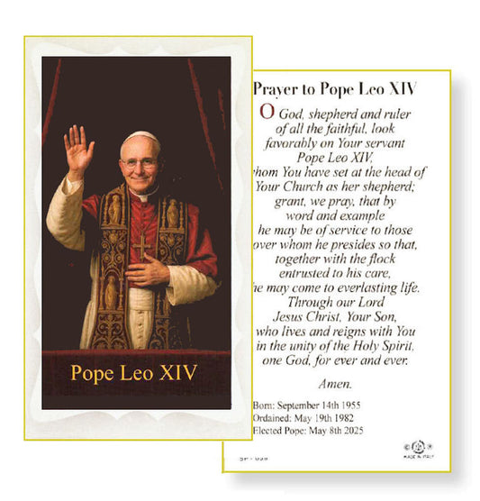 Pope Leo XIV Paper Holy Cards, 2"x4", 100-pack, # 4053