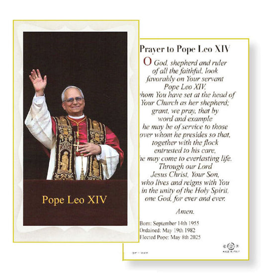 Pope Leo XIV Paper Holy Cards, 2"x4", 100-pack, # 4056