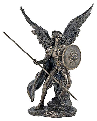 Archangel Raphael, Bronzed Resin, 13.5", 92289