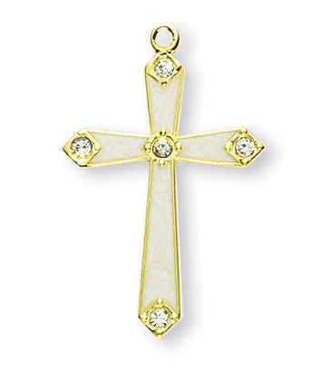 1 1/8" Gold, Over Sterling Silver, Your choice of Chain # 41814