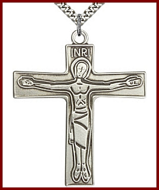 2" Cursillo Cross in Sterling Silver, your choice of chain, # 45663
