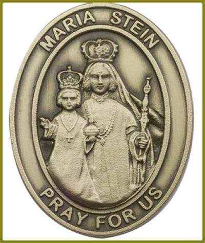Visor Clip, Bronze Oxide Finish, St. Maria Stein, 1-5/8", # 45963