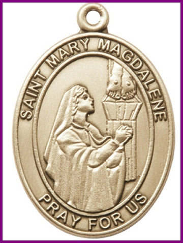 Keychain, Bronze Oxide Finish, St. Mary Magdalene, 1-7/8" tall, # 48031