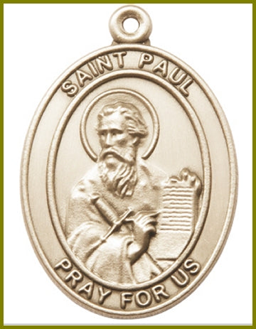 Keychain, Bronze Oxide Finish, St. Paul, 1-7/8" tall, # 48035