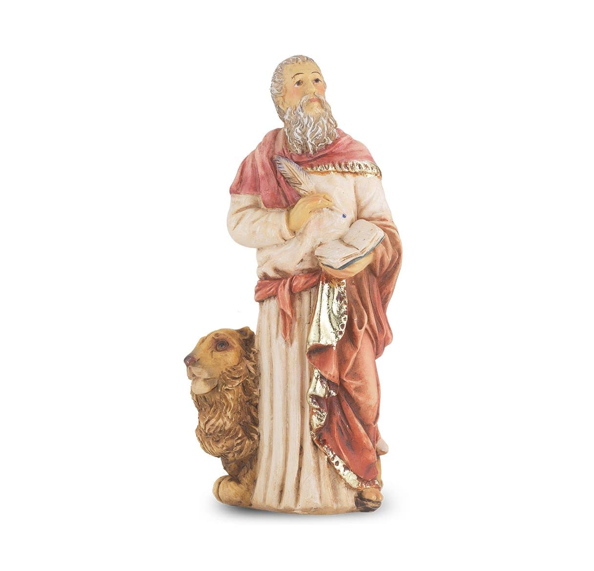 4" Full Color Resin Statue, St. Mark, # 65386