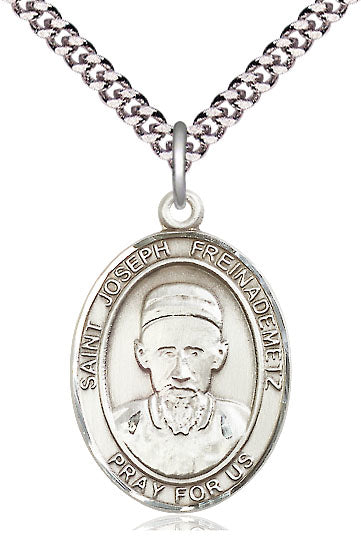 St. Joseph Freinademetz Medal in Fine Pewter, 1" tall, Your Choice of Chain, # 5368