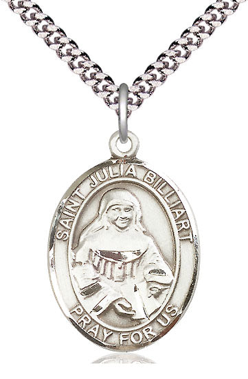 St. Julia Billiart Medal in Fine Pewter, 1" tall, Your Choice of Chain, # 5384